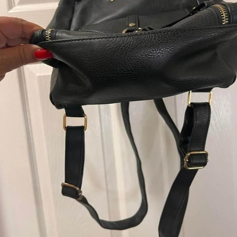 Christian Siriano Backpack Faux Leather Purse- Casual,‎ Business Casual School